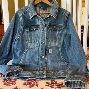 Carhartt Womens Benson Denim Jacket, Size L (10-12)